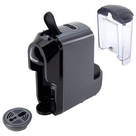 Кофемашина капсульная 3 в 1 для молотого кофе и капсул DOLCE GUSTO и NESPRESSO, SONNEN CM510G,1450 Вт, 0,6 л, графит, 457339