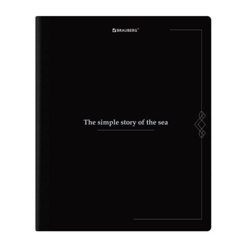 Тетрадь А5 96 л. BRAUBERG, на сшивке с корешком, клетка, обложка картон, "Vintage", 405290