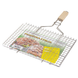 Решетка-гриль универсальная, размер 350х260 мм, глубина 15 мм, никелированное покрытие, РГУ2НЭ