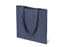 Джинсовая сумка-шоппер «Indigo» с широкими лямками, Цвет джинсовый