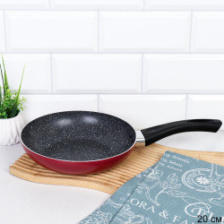 Сковорода 20 см антипригарное гранит /индукция / RSD-2405 /уп 30/ 0,303