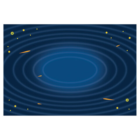 Наклейки бумажные с игровым полем НАБОР, 2 листа, 184 наклеек, "Космическое приключение", HATBER, 2Н5н