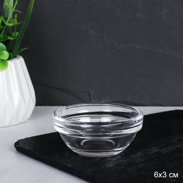 Соусник 6 штук / W155-6 /уп 32/ цена за штуку 25,70 6х3 см