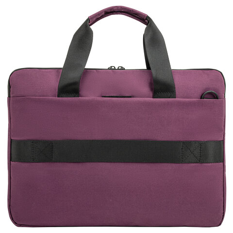 Сумка портфель HEIKKI PERSPECTIVE (ХЕЙКИ) с отделением для ноутбука 15,6", бордовая, 28х39х3 см, 272596