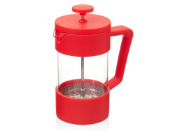 Френч-пресс «Intense», Цвет красный/прозрачный