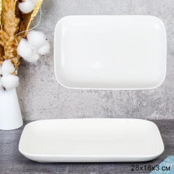 Блюдо прямоугольное / L8 /уп 40/ 28х18 см