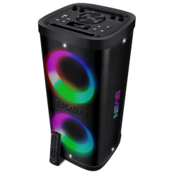 Колонка портативная SVEN PS-930, 150 Вт, TWS, Bluetooth, FM, USB, microSD, LED-дисп, черн, SV-022402