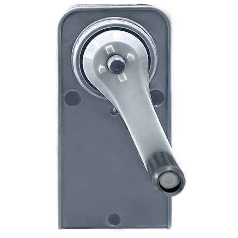 Точилка механическая BRAUBERG CLASSIC, для чернографитных и цветных карандашей, корпус светло-серый, 272002