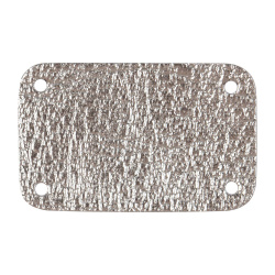 Лейбл Corolla Metal, S, серебристый, 2,5х4 см