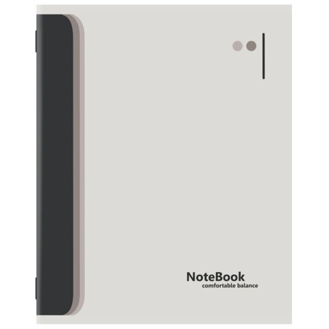 Тетрадь А5, 40 л., STAFF, скоба, клетка, офсет №2 ЭКОНОМ, обложка картон, СВЕТЛАЯ, 405623