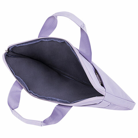 Сумка портфель HEIKKI ULTRA (ХЕЙКИ) с отделением для ноутбука 15,6", Lavender, лавандовая, 28х39х3 см, 272610