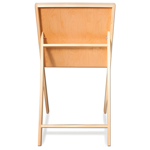 Мольберт напольный "Хлопушка", размер планшета 60x60 см, в собранном виде 60x120x8 см