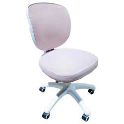 Кресло детское BRABIX KIDS "MG-230", без подлокотников, сетка/ткань TW, розовое, 533319