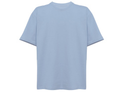 Детская футболка оверсайз «Liyon», Размер 8, Цвет небесно-голубой