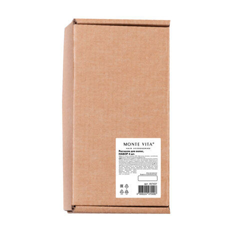 Расческа для волос НАБОР 4 шт + щетка для чистки В ПОДАРОК MONTE VITA (МОНТЕ ВИТА), 457437