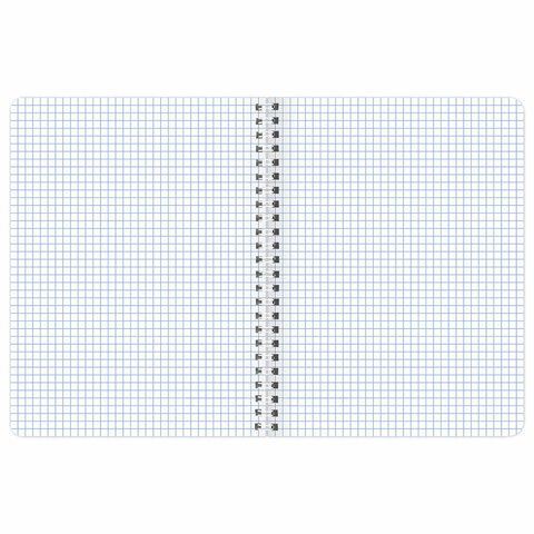 Тетрадь А5, 48 л., BRAUBERG, гребень, клетка, матовая ламинация, "Knowledge" (микс в спайке), 405324