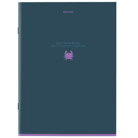 Тетради ДЭК А4, 96 л., КОМПЛЕКТ 3 шт., BRAUBERG, скоба, клетка, матовая ламинация, "Monocolor", 404655
