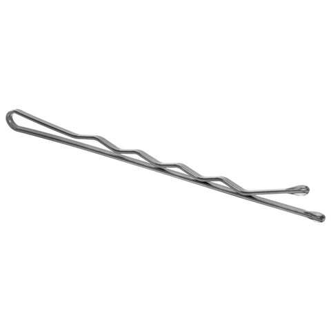 Невидимки для волос НАБОР 20 шт., 5,5 см, серебристый, MONTE VITA, 457105