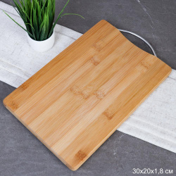 Доска разделочная 20х30х1.8 см / V-64 /уп 30/ бамбук