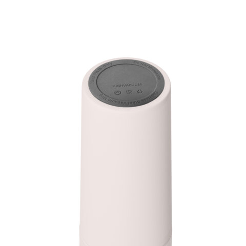 Термокружка 380 мл JOYLUX (ДЖОЙЛЮКС) CLASSIC, нержавеющая сталь SUS304, белый матовый, 700271