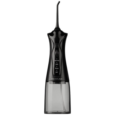 Ирригатор для полости рта REVYLINE RL 220, емкость резервуара 0,3 л, 2 насадки, черный, 7944