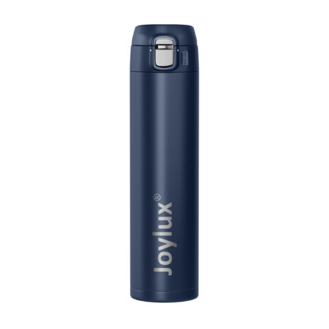 Термокружка 520 мл JOYLUX (ДЖОЙЛЮКС) ULTRA BLUE, нержавеющая сталь SUS304, синий матовый, 700278