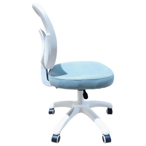 Кресло детское BRABIX KIDS "MG-230", без подлокотников, сетка/ткань TW, голубое, 533320