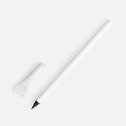 Вечный карандаш Carton Inkless, белый, 15x0,8 см