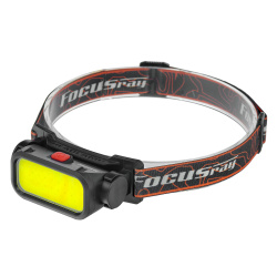 Фонарь налобный FOCUSray 1309 акку 18650 1200 мАН 3,7V диод СОВ 3W 1/180, шт