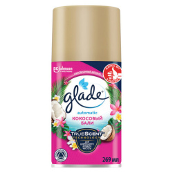 Сменный баллон 269 мл, GLADE "Кокосовый Бали" для автоматических освежителей, 864981