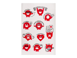 Стикерпак, Размер А4, Цвет белый