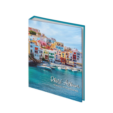 Фотоальбом BRAUBERG на 100 фото 10х15 см, ассорти 5 дизайнов, твердая обложка, 391444