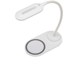 Настольный светильник с беспроводной зарядкой «Flamp», Цвет белый
