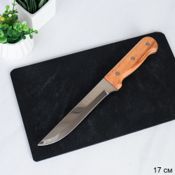 Нож кухонный 28х17см/ ручка дерево / C42-706-A /уп 144/