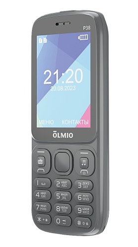 P38 Olmio (серый) Мобильный телефон