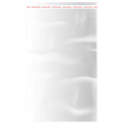 Пакеты БОПП с клеевым клапаном КОМПЛЕКТ 100 штук, 20 х 30 + 4 см, 30 мкм с усиленным швом, BRAUBERG, 700408