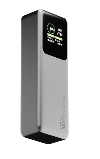 Внешний АКБ T-20, 20000mAh, titanium, OLMIO