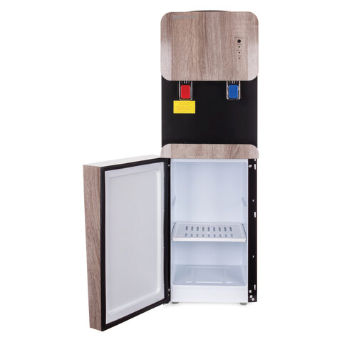 Кулер для воды AQUA WORK 105-LDR, напольный, НАГРЕВ/ЭЛЕКТРОННОЕ ОХЛАЖДЕНИЕ, 2 крана, дерево, 34389