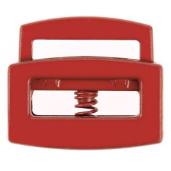 Фиксатор для шнура Latch, красный, 1,3х1,8х0,3 см