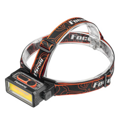 Фонарь налобный FOCUSray 1322 акку 18650 1200мАН 200люмен ,цифровой дисплей,USB кабель 1/180, шт