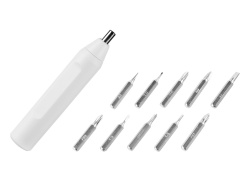 Отвертка «Drill» 10-в-1, Цвет белый