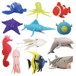 Фигурка-антистресс тянучка "Повелители экватора", ассорти 12 видов, дисплей, SBABAM, 7-CN23