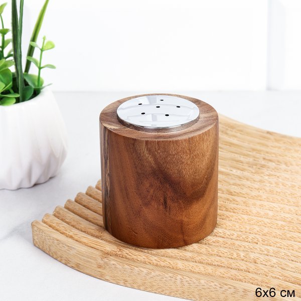 Солонка для специй и соли 6 см Акация / S-JS207-3-6 /уп 128/