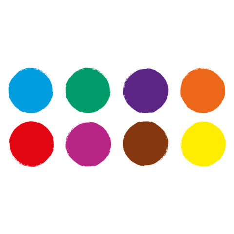 Большие точечные маркеры BRAUBERG KIDS 8 цветов + РАСКРАСКА и 2 сменных наконечника В ПОДАРОК, 152616