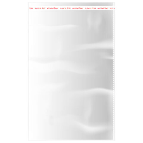 Пакеты БОПП с клеевым клапаном КОМПЛЕКТ 100 штук, 40х60+4 см, 30 мкм с усиленным швом, BRAUBERG, 700412