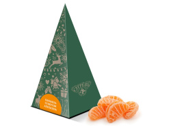 Карамель леденцовая со вкусом апельсина в подарочной упаковке, Цвет зеленый