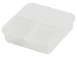 Таблетница «Belen», Цвет белый прозрачный