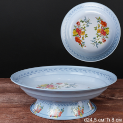 Конфетница на ножке металл /d=24,5/ 690906 /уп 40/ 0,39