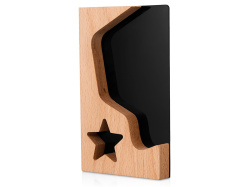 Награда «Starburst», Цвет натуральный/черный