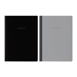 Тетрадь А4 96 л. BRAUBERG, на сшивке с корешком, клетка, обложка картон, "Minimal Classic", 405281